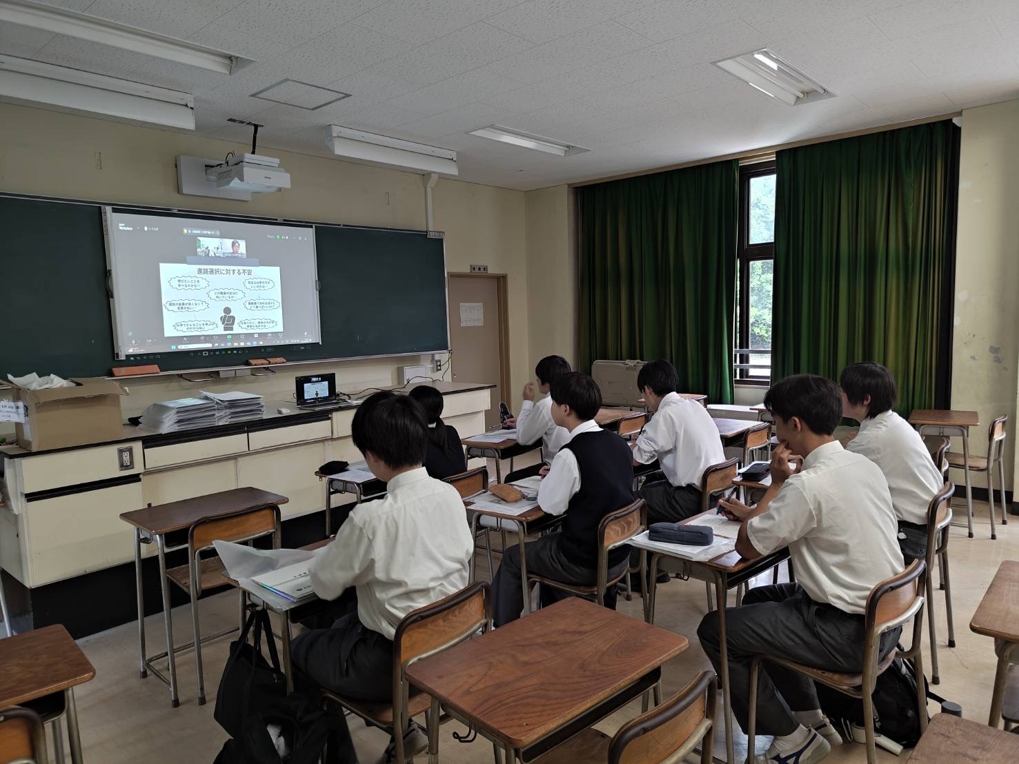 進学ガイダンスの様子②